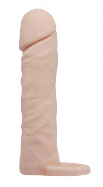 Capa Peniana Extensora em TPR com Preenchimento na Ponta e Anel Escrotal - Pretty Love Medium 6.2 | 12 x 3,7 cm - 2