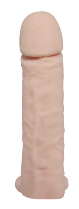 Capa Peniana Extensora em TPR com Preenchimento na Ponta e Anel Escrotal - Pretty Love Medium 6.2 | 12 x 3,7 cm - 3