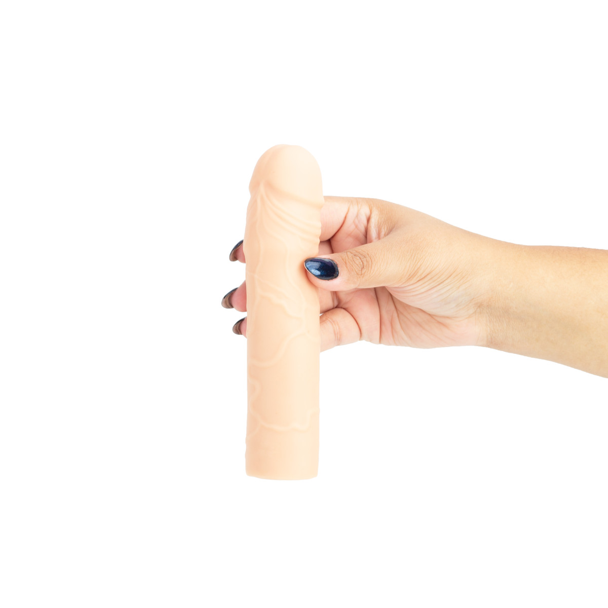 Capa Peniana Extensora em TPR com Veias Salientes, Glande Definida - Pretty Love Chane | 12,5 x 4 cm - 5