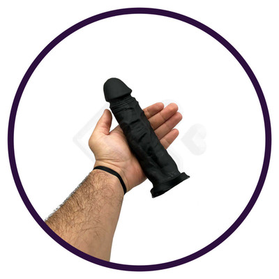 Foto 6 do produto Capa Peniana em Forma de Pênis Realístico em Silicone com Cinta Regulável - Real Peter 01 | 19,5 x 4,2 | Disponível em 3 cores