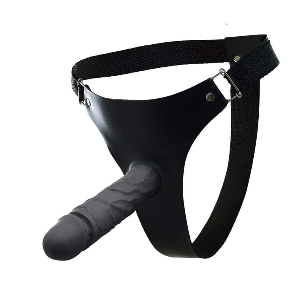 Capa Peniana em Forma de Pênis Realístico em Silicone com Cinta Regulável - Real Peter 01 | 19,5 x 4,2 | Disponível em 3 cores - 4