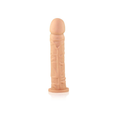 Foto 2 do produto Capa Peniana em Forma de Pênis Realístico em Silicone com Cinta Regulável  - Real Peter CP 02 - 18 x 3,8 cm | Disponível em 3 cores
