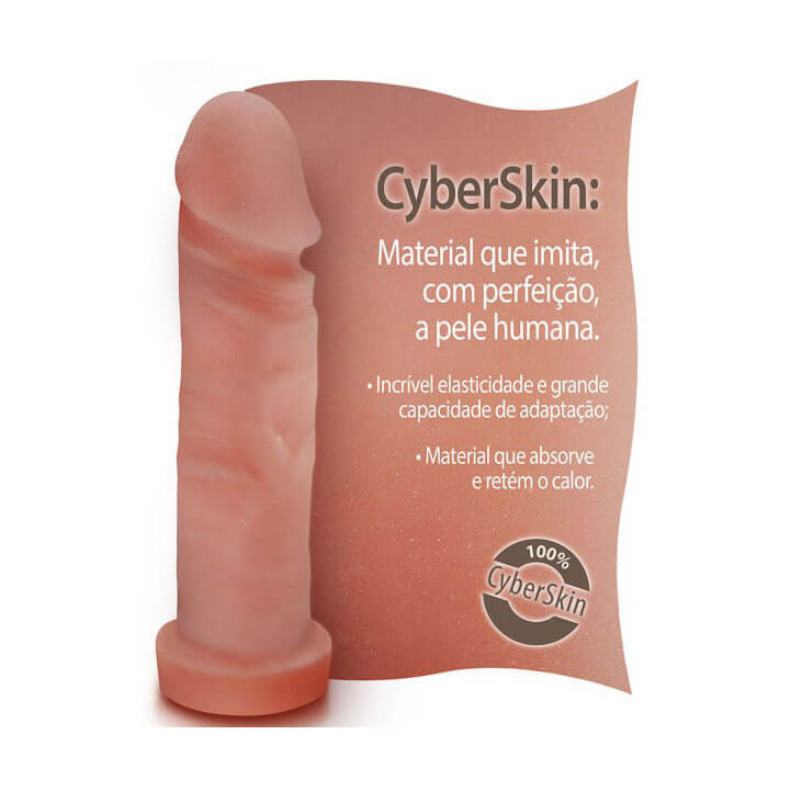 Capa Peniana em Formato de Pênis em TPE com Glande Definida e Veias Salientes - Pura Ambição | 18,2 x 3,3 cm - 2