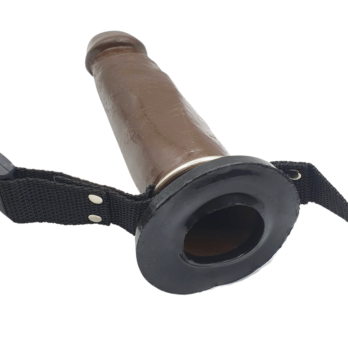 Capa Peniana em PVC no Formato Realístico de Pênis com Preenchimento e Cinta - InNamorata N°156 | 21,5 x 5,3 cm | Disponível em 2 Cores - 6