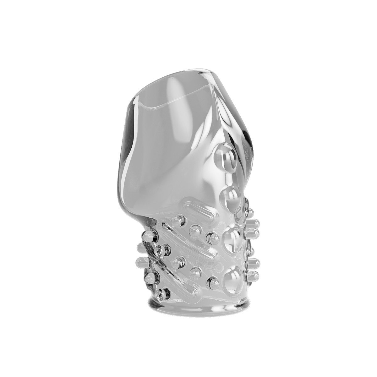 Capa Peniana para Glande em TPR com Nódulos Massageadores - Pretty Love Matias | 6,4 x 3,9 cm | Disponível em 2 Cores - 5