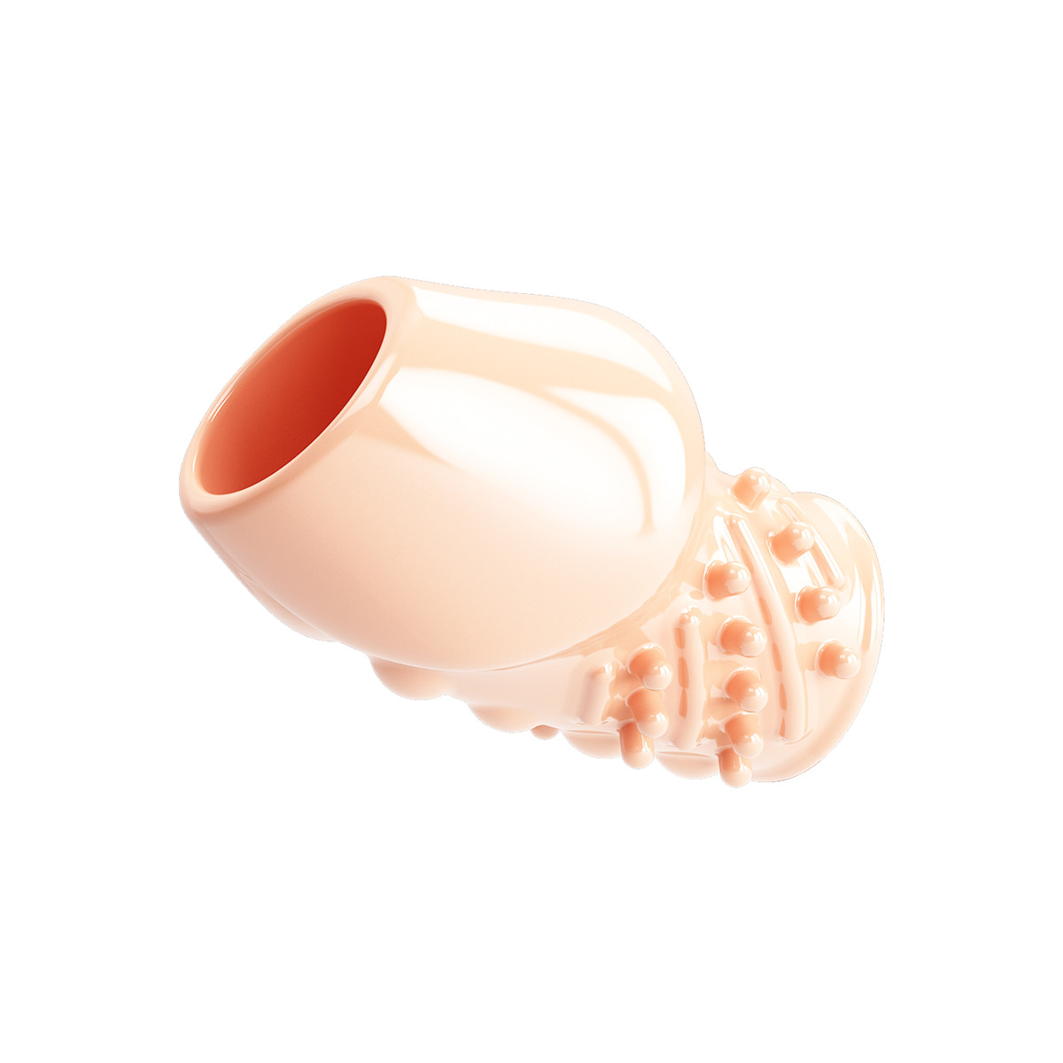 Capa Peniana para Glande em TPR com Nódulos Massageadores - Pretty Love Matias | 6,4 x 3,9 cm | Disponível em 2 Cores - 10