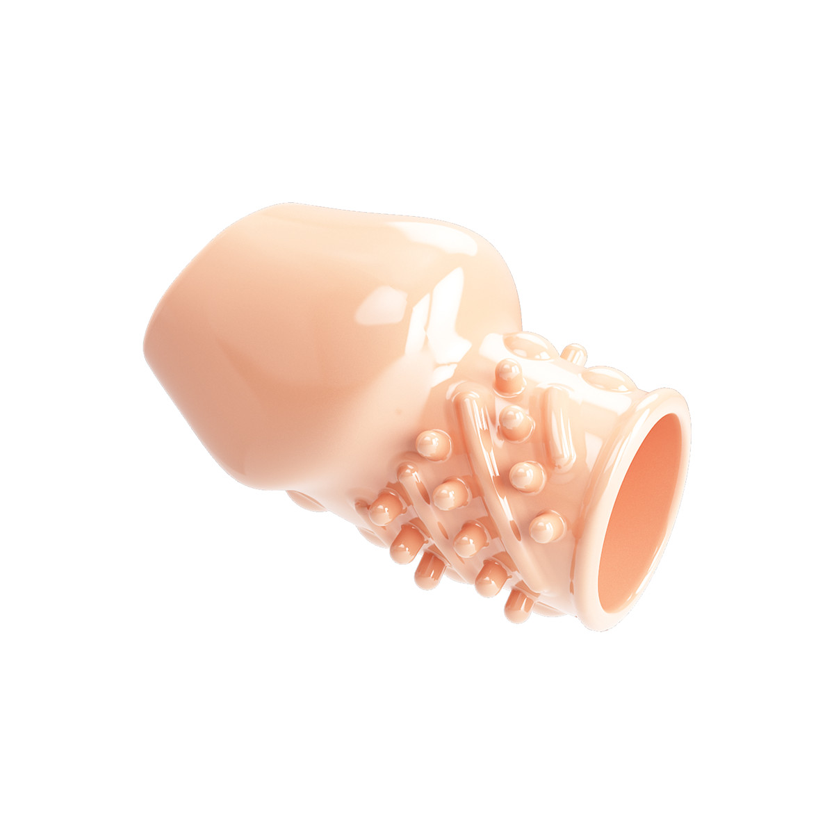 Capa Peniana para Glande em TPR com Nódulos Massageadores - Pretty Love Matias | 6,4 x 3,9 cm | Disponível em 2 Cores - 11