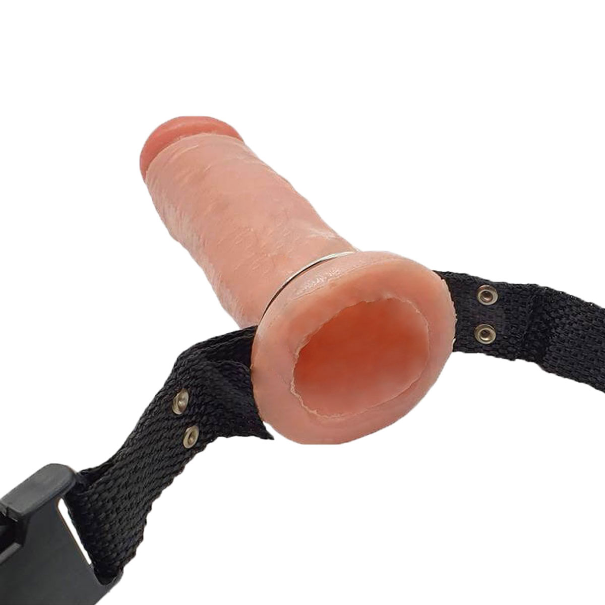 Capa Peniana Oca em PVC com Preenchimento na Ponta e Cinta - InNamorata N°152 | 17,5 x 4,4 cm | Disponível em 2 Cores - 7