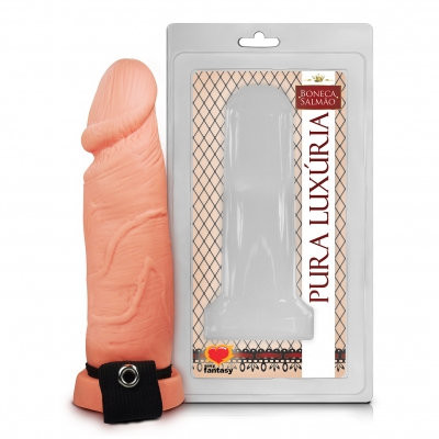 Capa Peniana em PVC com Cinta Elástica - Pura Luxúria | 15 x 4,1 cm