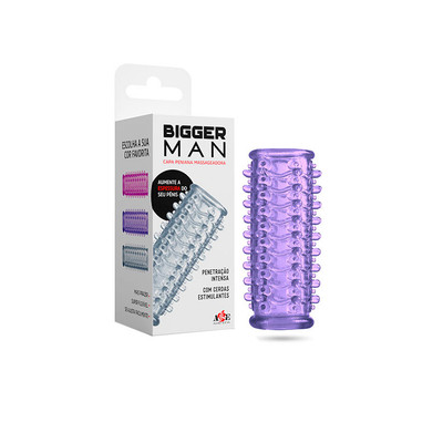 Capa Peniana que Aumenta a Espessura do Penis em Elastômero - Bigger Man | Disponível em 3 Cores