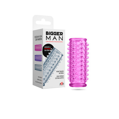 Foto 5 do produto Capa Peniana que Aumenta a Espessura do Penis em Elastômero - Bigger Man | Disponível em 3 Cores
