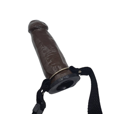 Foto 4 do produto Capa Peniana Realística com Cinta e Preenchimento na Metade do Corpo - InNamorata N°157 | 20 x 5,6 cm | Disponível em 2 Cores