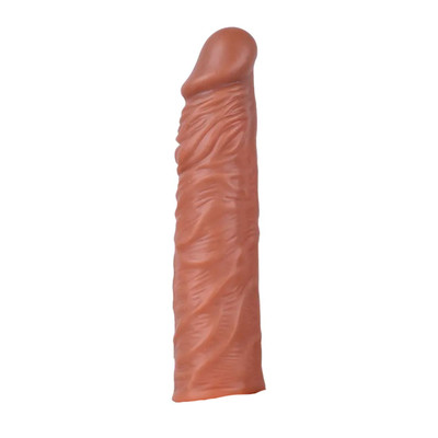 Foto 1 do produto Capa Peniana Realística em TPE com Preenchimento Interno - Topo Toys | 13,5 x 1,3
