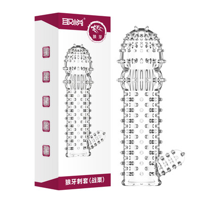 Capa Peniana em Silicone com Cerdas Massageadora - Adão e Eva | 11,6 x 2,7 cm