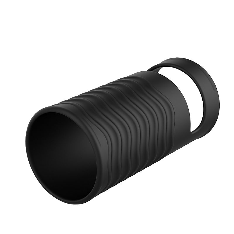 Capa Peniana em Silicone Macio Flexível com Textura e Anel para Escroto - S-Hande Wolf | Disponível em 2 Tamanhos - 4