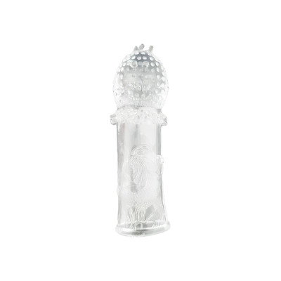 Foto 4 do produto Capa Peniana em TPE Flexível com Texturas Massageadoras e Glande Preenchida - Sexy Import | 12 x 2,7 cm | Disponível em 3 Cores