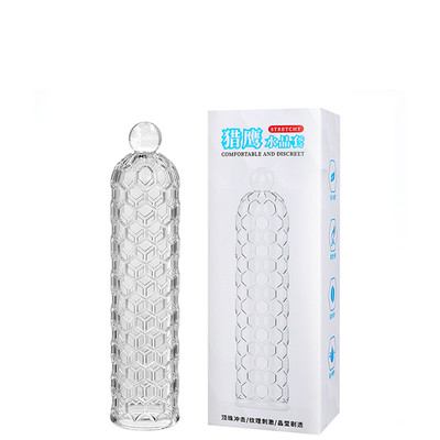 Capa Peniana em TPE com Relevo Sextavado - 3R Import | 13 x 3,5 cm