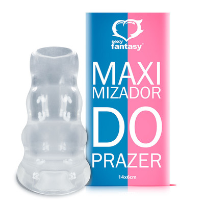 Capa Peniana Vazada no Formato Escalonado - Sexy Fantasy Maximizadora do Prazer | 9,6 x 5,2 cm