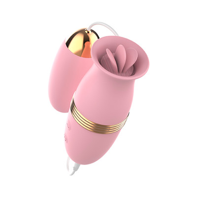 Foto 4 do produto Cápsula com Língua Estimuladora com 6 Modos de Vibração e Bullet Vibratório com 10 Modos de Vibração - Lilo