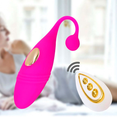 Cápsula em Silicone com 10 Modos de Vibrações e Pendente Esférico e Controle Remoto - Remote Control Vibrating Egg | 16 x 3 cm | Disponível em 2 Cores