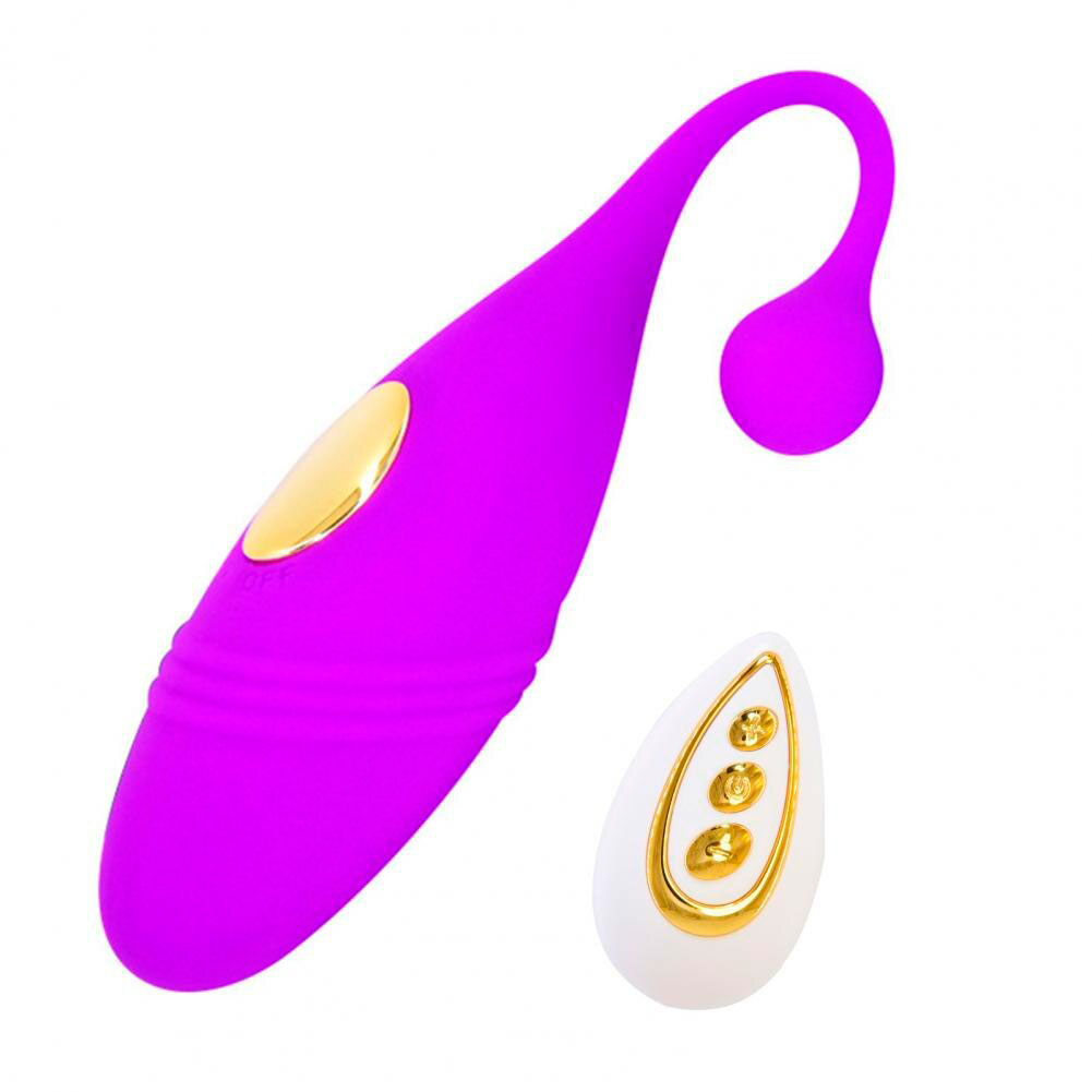 Cápsula em Silicone com 10 Modos de Vibrações e Pendente Esférico e Controle Remoto - Remote Control Vibrating Egg | 16 x 3 cm | Disponível em 2 Cores - 5