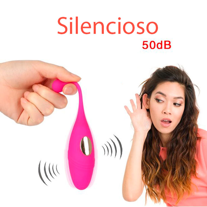 Cápsula em Silicone com 10 Modos de Vibrações e Pendente Esférico e Controle Remoto - Remote Control Vibrating Egg | 16 x 3 cm | Disponível em 2 Cores - 2