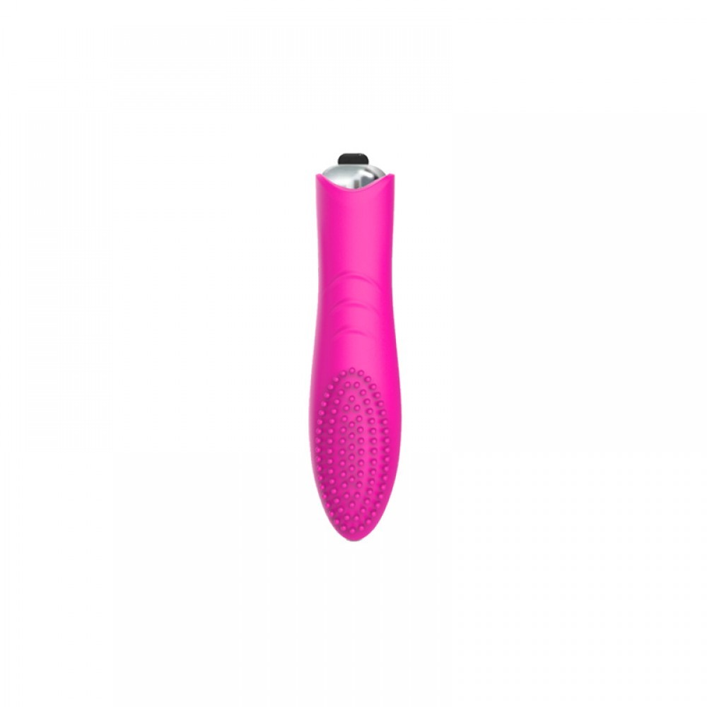 Cápsula Vibratória com 10 Modos de Vibração e Capa em Silicone com Micro Cerdas Massageadoras - 13 x 3 cm | Disponível em 2 Cores - 5