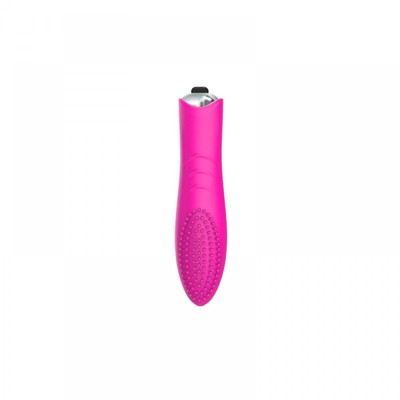Cápsula Vibratória com 10 Modos de Vibração e Capa em Silicone com Micro Cerdas Massageadoras - 13 x 3 cm | Disponível em 2 Cores