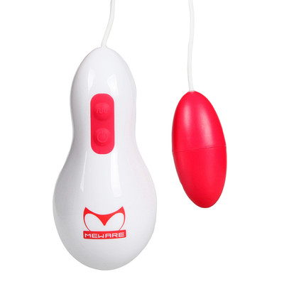 Cápsula Vibratória com 12 Vibrações em ABS Atóxico e Controle Remoto com Fio - Meow Cute Mouse | 6 x 2,5 cm
