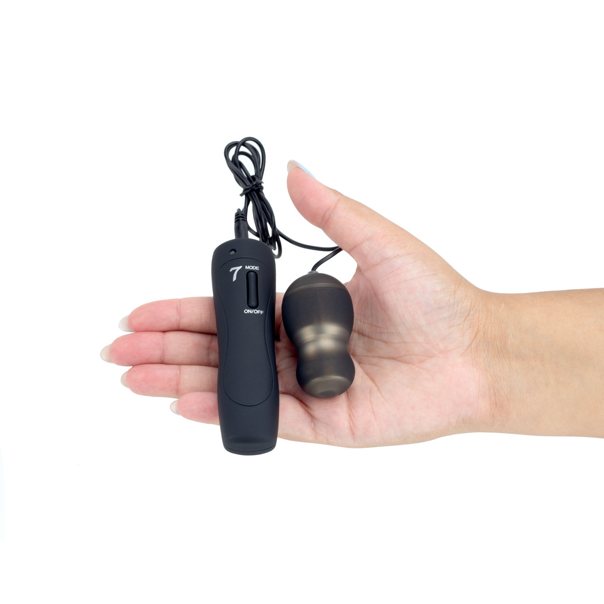 Cápsula Vibratória com 7 Modos de Vibração, Lanterna e Controle Remoto com Fio - Aphrodisia Flashing Vibe | 6 x 3,3 cm | Disponível em 3 Cores - 9