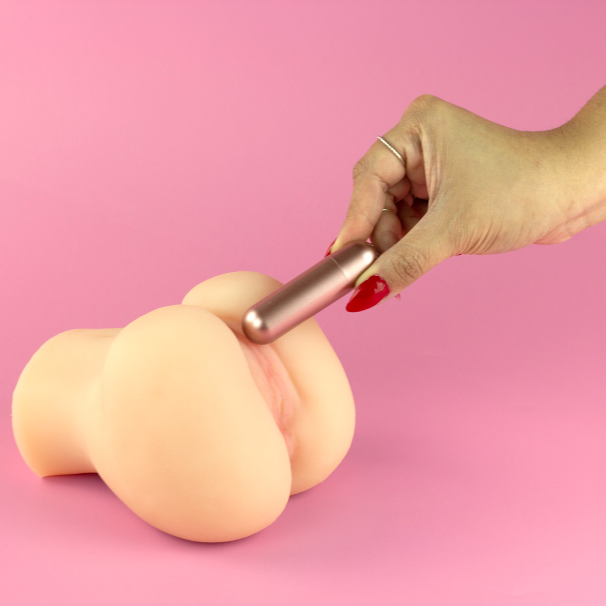 Cápsula Vibratória em ABS com 10 Modos de Vibração e Recarregável - Exclusiva Mariah | 9 x 1,8 cm - 4