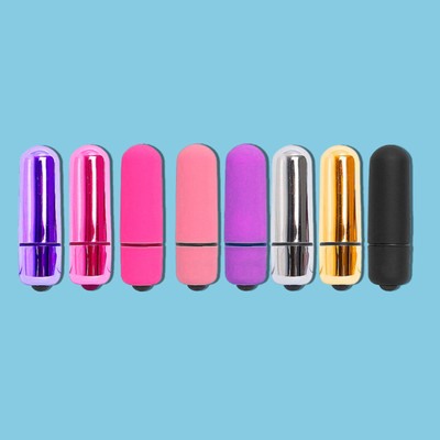Cápsula Vibratória em ABS com 10 Modos de Vibrações - Bullet Vibrating Massager | 5,8 x 1,7 cm | Disponível em 8 Cores