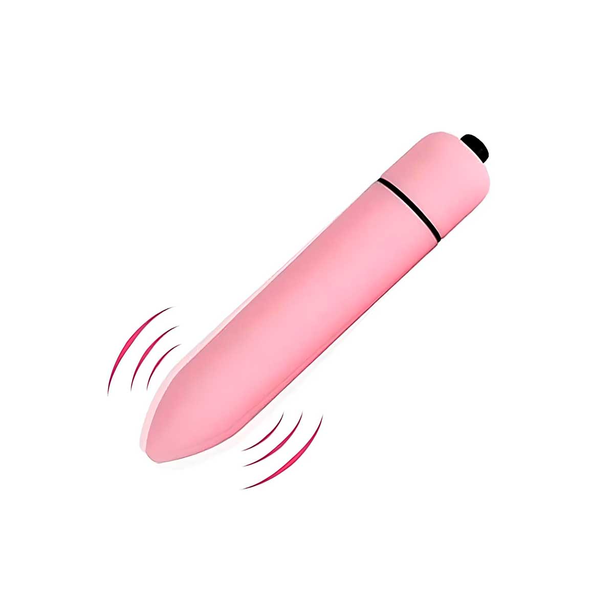 Cápsula Vibratória em ABS com 10 Velocidades de Vibração, Silenciosa e Resistente à Água - Topo Toys Colors | 8,5 x 1,5 cm | Disponível em 5 Cores - 1