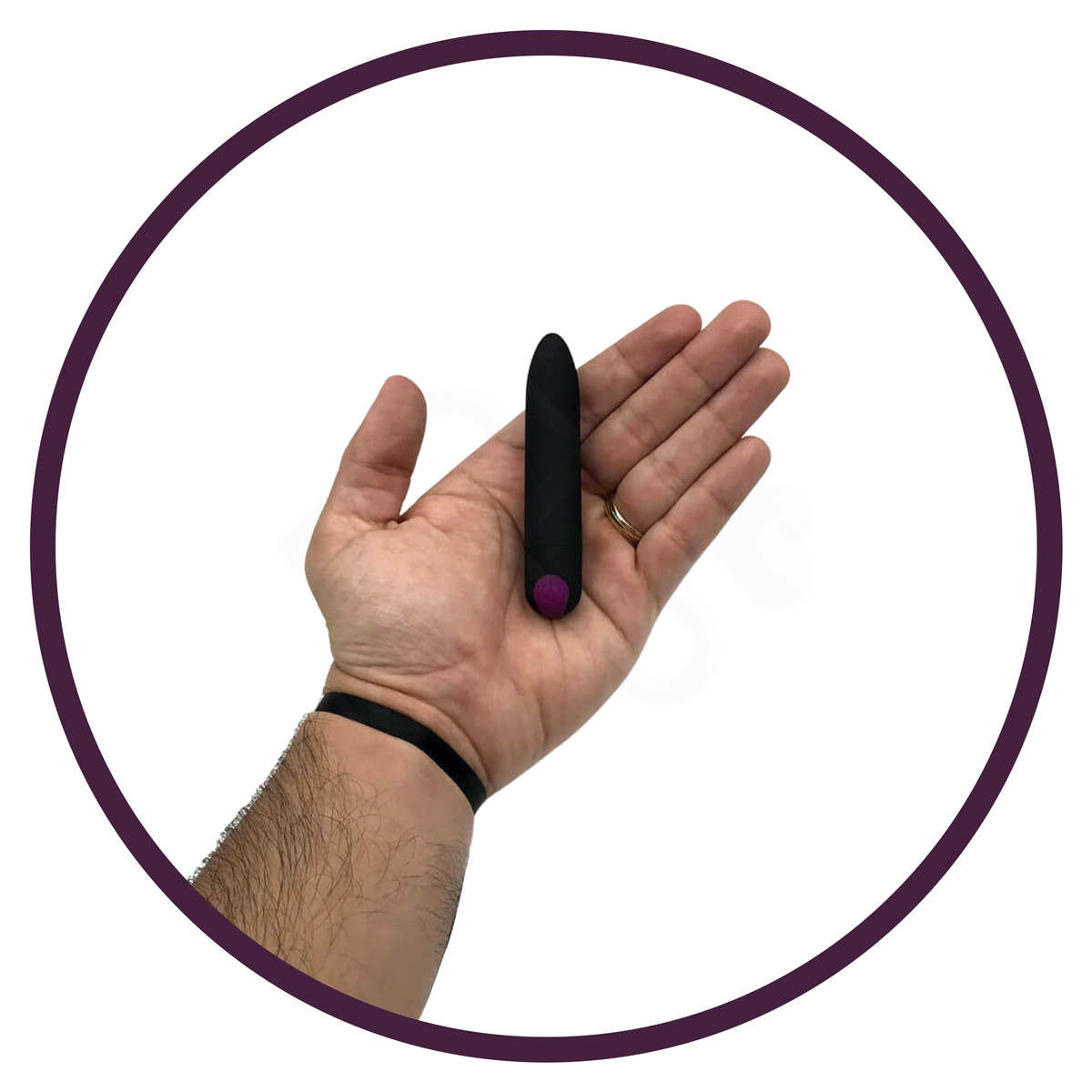 Cápsula Vibratória em ABS Recarregável via USB com 10 Modos de Vibração - Dom V1 Ultra Bullet Vibe | 7 x 1,8 cm - 3