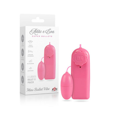 Foto 1 do produto Cápsula Vibratória em ABS com Vibração Multivelocidade - Adão & Eva Meu Bullet Vibe