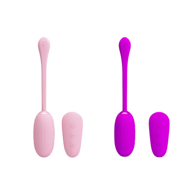 Cápsula Vibratória em Silicone com 7 Modos de Vibrações e 3 Tipos de Choques Elétrico, Controle sem Fio Recarregável - Pretty Love Shock Fun | 7,2 x 3,3 cm | Disponível em 2 Cores