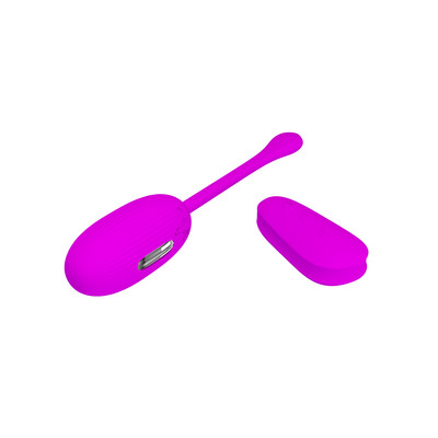 Foto 5 do produto Cápsula Vibratória em Silicone com 7 Modos de Vibrações e 3 Tipos de Choques Elétrico, Controle sem Fio Recarregável - Pretty Love Shock Fun | 7,2 x 3,3 cm | Disponível em 2 Cores
