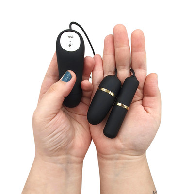 Cápsulas Vibratórias com Controle Remoto, 7 Modos de Vibração e 3 Níveis de Choque - Pretty Love Bouble