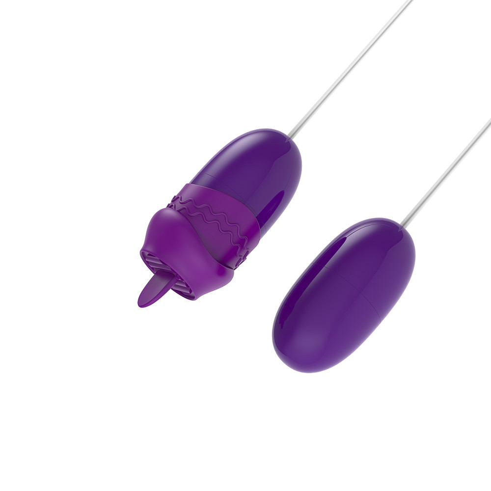 Cápsula Vibratória Dupla com Vibração Única, Capa de Língua Estimuladora e Alimentação via Cabo USB - 6,1 x 2,6 cm | Disponível em 2 cores - 3