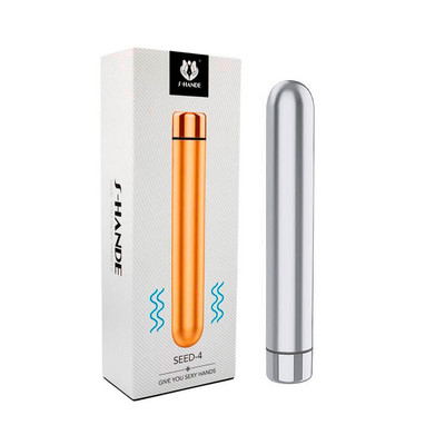 Cápsula Vibratória em ABS Atóxico com 9 Modos de Vibração, Resistente à Água e Carregamento via USB - S-Hande Seed 4 | 9,1 x 1,8 cm | Disponível em 2 Cores