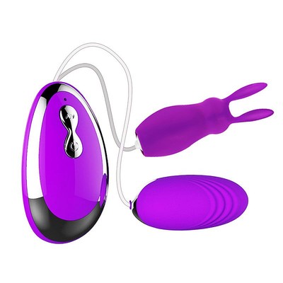 Foto 2 do produto Capsula Vibratória com Estimulador de Clitóris em Forma de Coelho e 20 modos de Vibração - Green Baby