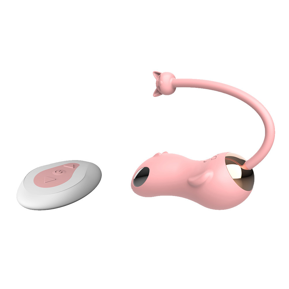 Cápsula Vibratória em Forma de Capivara Fofa com 10 Modos de Vibração, Estimulações Elétricas e Controle Remoto Sem Fio - Miki | Disponível em 2 Cores - 5