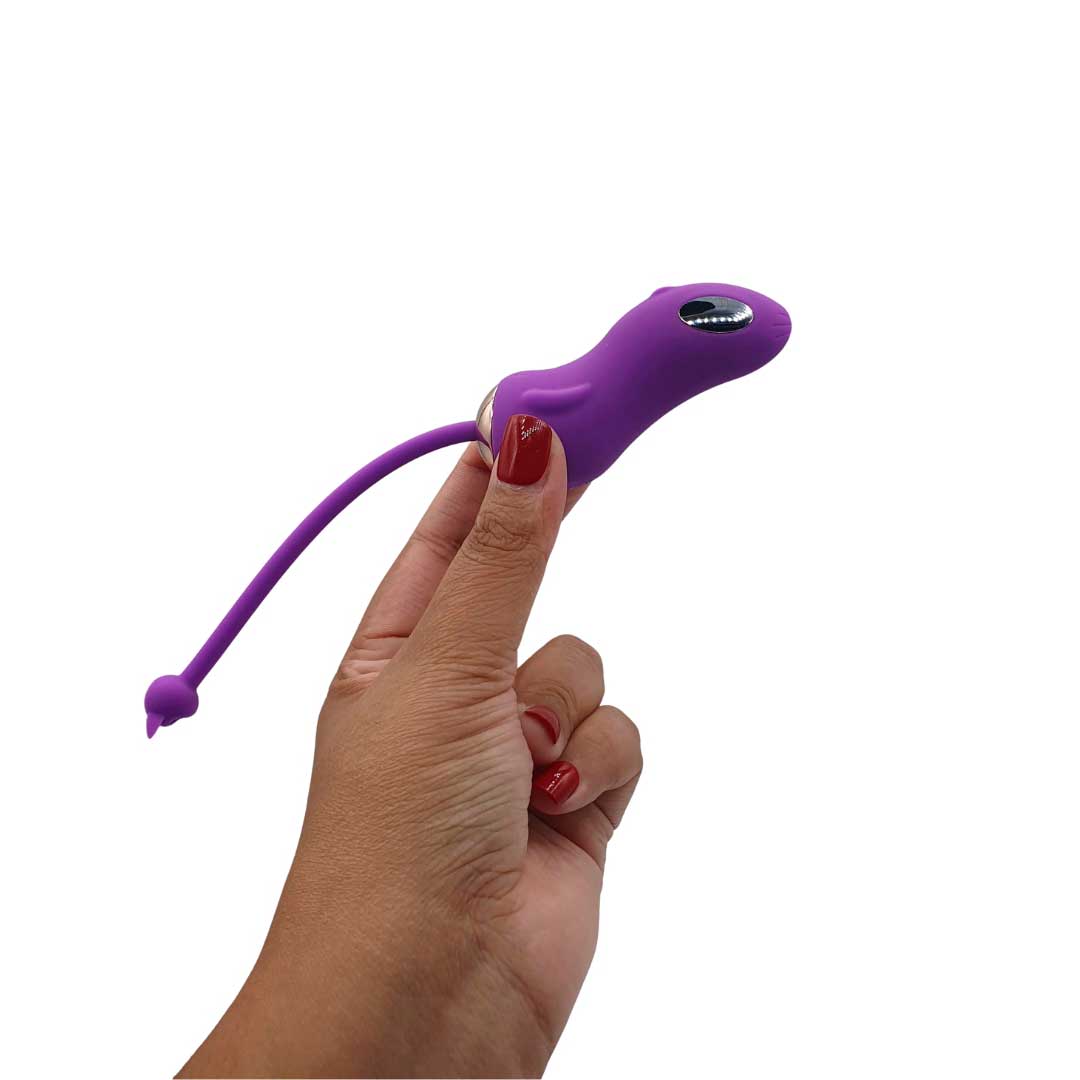 Cápsula Vibratória em Forma de Capivara Fofa com 10 Modos de Vibração, Estimulações Elétricas e Controle Remoto Sem Fio - Miki | Disponível em 2 Cores - 14