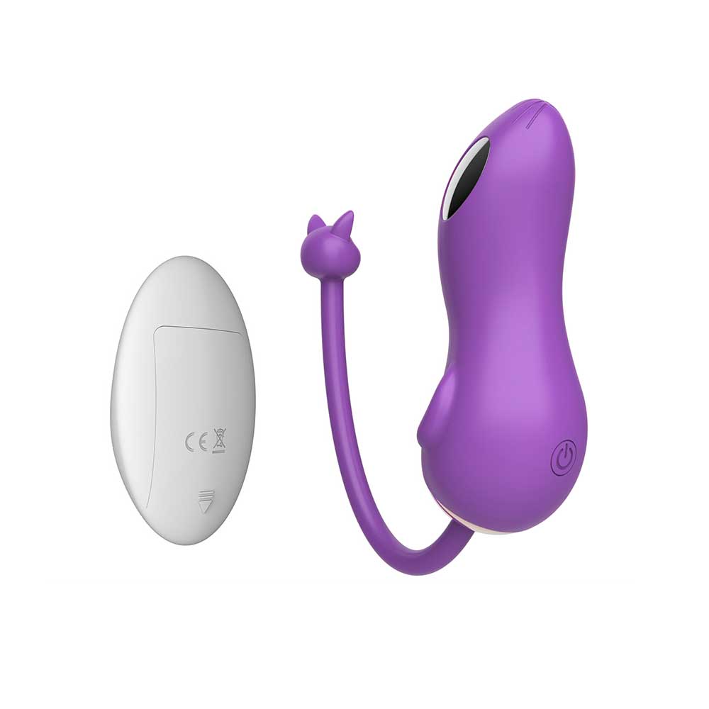 Cápsula Vibratória em Forma de Capivara Fofa com 10 Modos de Vibração, Estimulações Elétricas e Controle Remoto Sem Fio - Miki | Disponível em 2 Cores - 9