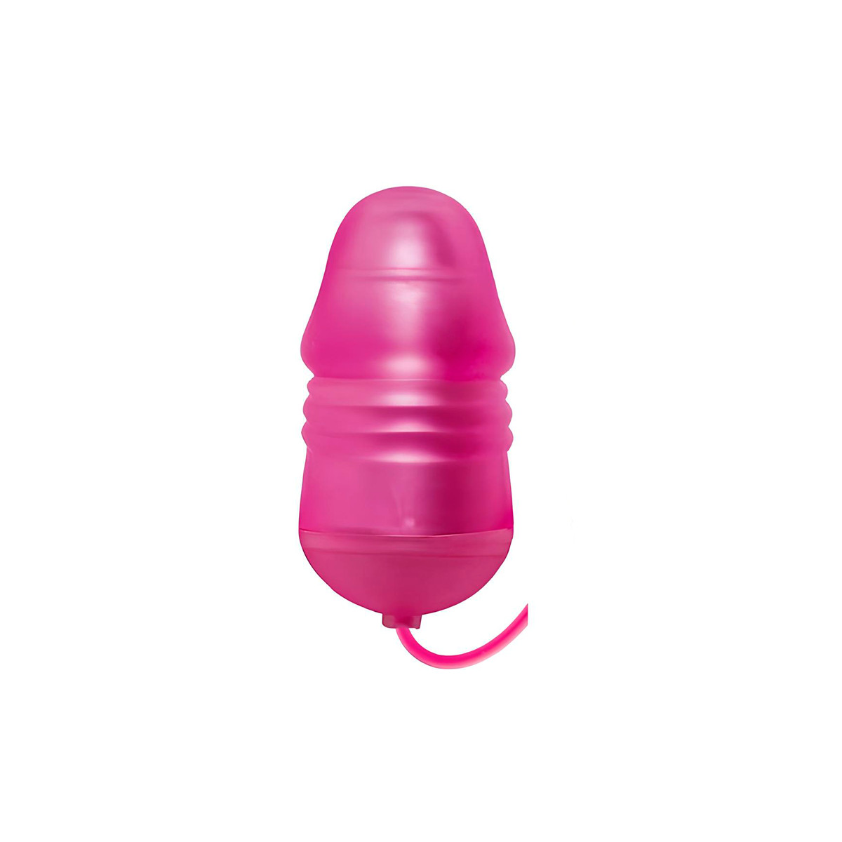 Cápsula Vibratória em Forma de Glande Definida com Lanterna, 7 Modos de Vibração e Controle Remoto com Fio - Aphrodisia Flashing Vibe | 6 x 2,8 cm | Disponível em 2 Cores - 2