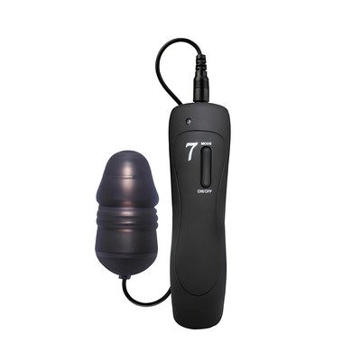 Foto 3 do produto Cápsula Vibratória em Forma de Glande Definida com Lanterna, 7 Modos de Vibração e Controle Remoto com Fio - Aphrodisia Flashing Vibe | 6 x 2,8 cm | Disponível em 2 Cores