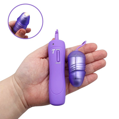 Cápsula Vibratória em Forma de Glande Definida com Lanterna, 7 Modos de Vibração e Controle Remoto com Fio - Aphrodisia Flashing Vibe | 6 x 2,8 cm | Disponível em 2 Cores
