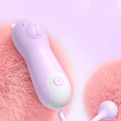 Foto 2 do produto Cápsula Vibratória em Forma de Urso com 10 Modos de Vibração, Alça de Segurança e Carregamento via Cabo USB - Lilo Lala | 8,9 x 3,1 cm