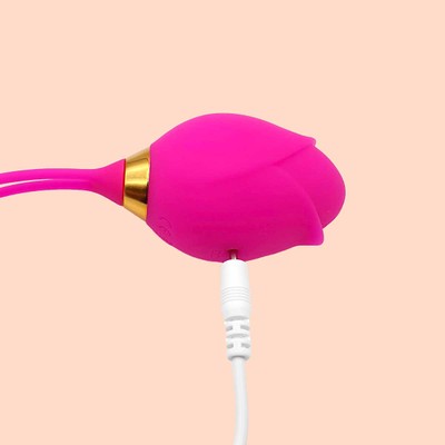 Foto 3 do produto Cápsula Vibratória em Formato Botão de Flor com 9 Modos de Vibração, Controle via Aplicativo e Recarregável - Good Vibe Toys | 7 x 4 cm