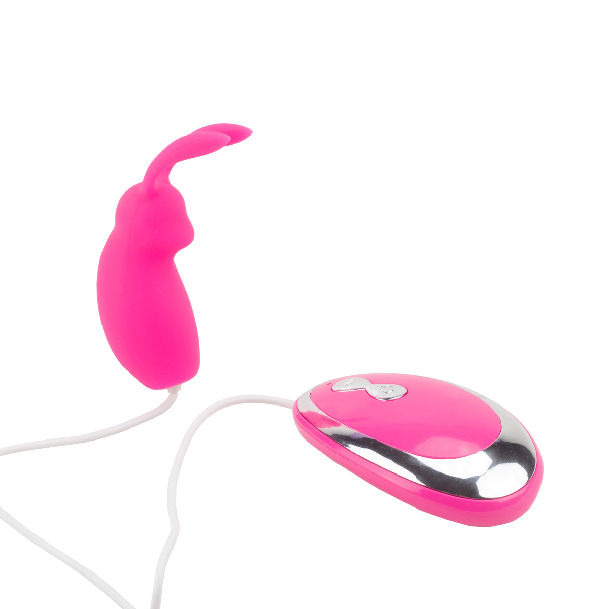 Cápsula Vibratória com Formato de Coelho em Silicone Soft Touch, 20 Modos de Vibração e Controle com Fio - Vip Mix | 7,8 x 2,5 cm | Disponível em 2 Cores - 4